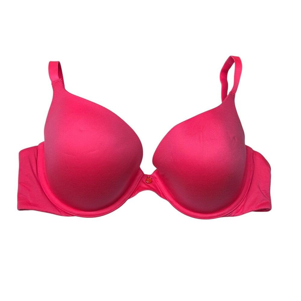 Victoria’s Secret hot pink lined demi bra 34D